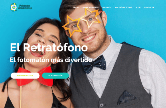 ¡Nueva web de El Retratófono, fotomatón en Ávila!